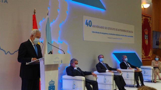 Miguel Ángel Santalices clausura a xornada conmemorativa arredor das institucións estatutarias no 40 aniversario do Estatuto de Autonomía